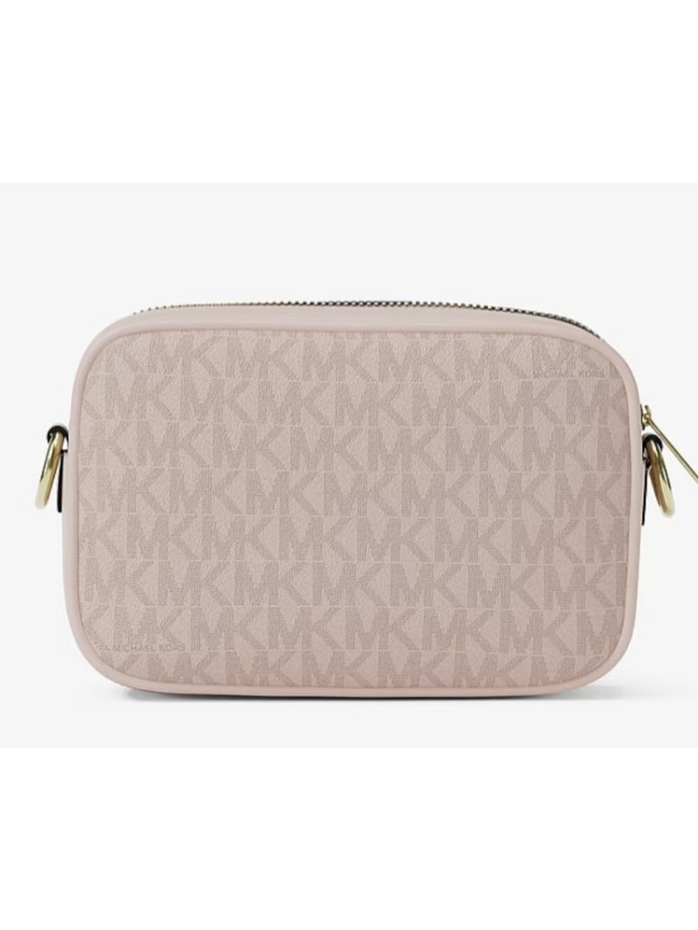 Michael Kors Jet Set Small Signature Logo Camera Crossbody Bag Powder Blush NWT - Picture 3 of 6